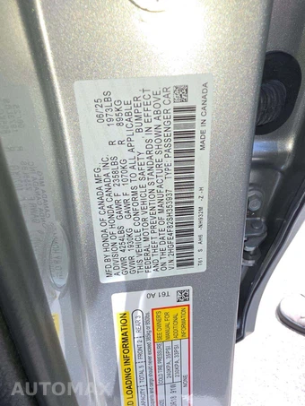 2025 Honda Civic Sedan Hybrid Sport - miniatura 5