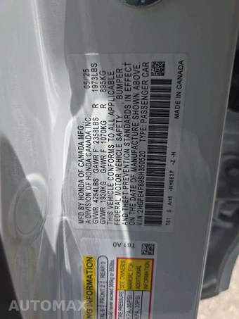 2025 Honda Civic Sedan Hybrid Sport - miniatura 2