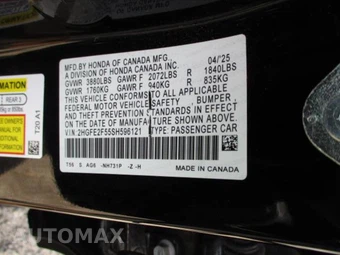 2025 Honda Civic Sedan Sport - miniatura 5