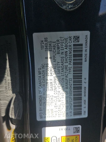2025 Honda Civic Sedan Sport - miniatura 14