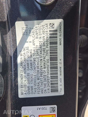 2025 Honda Civic Sedan Sport - miniatura 5