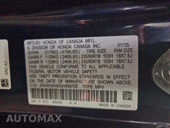 2025 Honda CR-V EX - miniatura 15