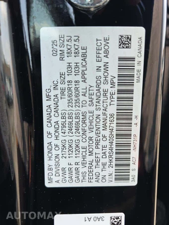 2025 Honda CR-V EX - miniatura 5