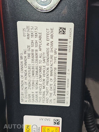 2025 Honda CR-V EX-L - miniatura 21