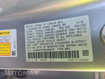 2025 Honda CR-V EX-L - miniatura 2