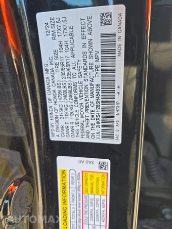 2025 Honda CR-V LX - miniatura 14
