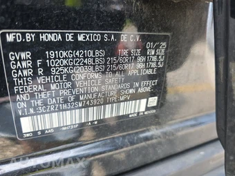 2025 Honda HR-V LX - miniatura 14