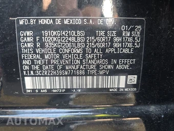 2025 Honda HR-V LX - miniatura 14