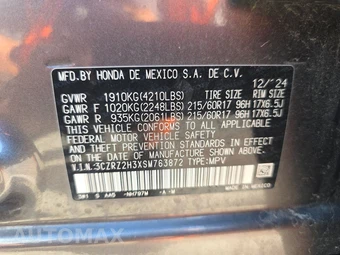 2025 Honda HR-V LX - miniatura 14