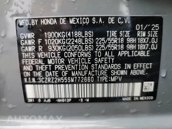 2025 Honda HR-V Sport - miniatura 14
