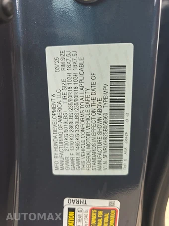 2025 Honda Odyssey EX-L 118.1" WB - miniatura 15