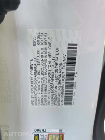 2025 Honda Odyssey EX-L 118.1" WB - miniatura 5
