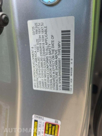 2025 Honda Odyssey EX-L 118.1" WB - miniatura 5