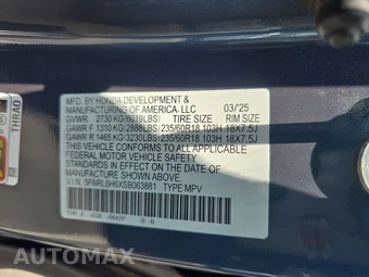 2025 Honda Odyssey EX-L 118.1" WB - miniatura 15