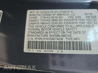 2025 Honda Odyssey EX-L 118.1" WB - miniatura 5