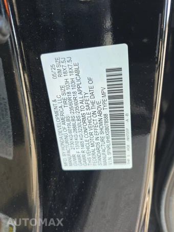 2025 Honda Odyssey EX-L 118.1" WB - miniatura 15