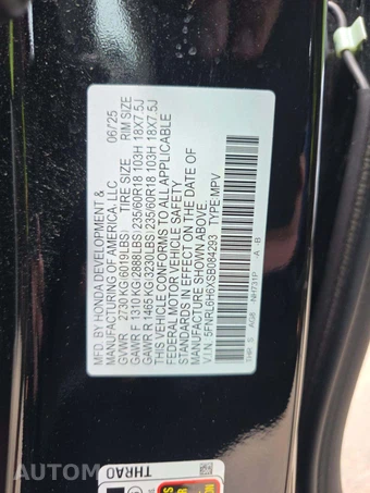 2025 Honda Odyssey EX-L 118.1" WB - miniatura 5