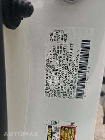2025 Honda Odyssey Sport L 118.1" WB - miniatura 15