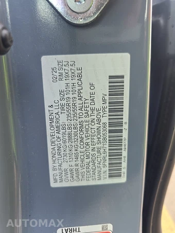 2025 Honda Odyssey Sport L 118.1" WB - miniatura 15