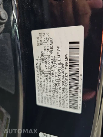 2025 Honda Odyssey Sport L 118.1" WB - miniatura 15