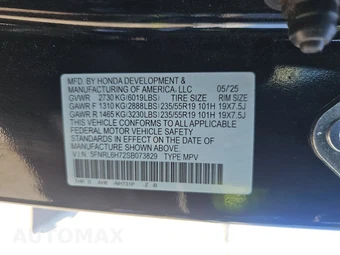 2025 Honda Odyssey Sport L 118.1" WB - miniatura 15