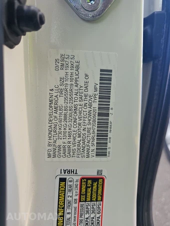 2025 Honda Odyssey Sport L 118.1" WB - miniatura 15