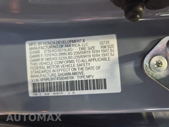 2025 Honda Odyssey Sport L 118.1" WB - miniatura 14