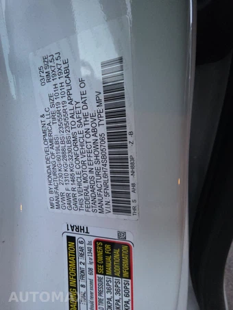 2025 Honda Odyssey Sport L 118.1" WB - miniatura 14