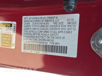 2025 Honda Odyssey Sport L 118.1" WB - miniatura 15