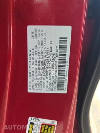 2025 Honda Odyssey Sport L 118.1" WB - miniatura 15