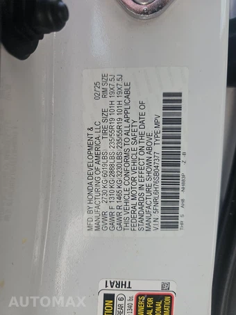 2025 Honda Odyssey Sport L 118.1" WB - miniatura 15