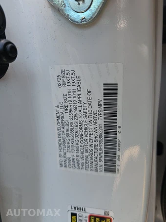 2025 Honda Odyssey Sport L 118.1" WB - miniatura 15