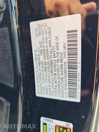 2025 Honda Odyssey Sport L 118.1" WB - miniatura 15