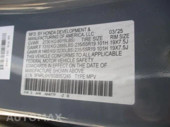 2025 Honda Odyssey Sport L 118.1" WB - miniatura 6