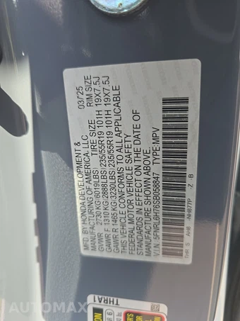 2025 Honda Odyssey Sport L 118.1" WB - miniatura 15