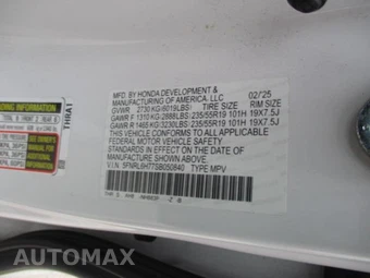 2025 Honda Odyssey Sport L 118.1" WB - miniatura 4