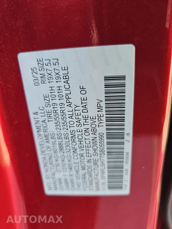 2025 Honda Odyssey Sport L 118.1" WB - miniatura 13