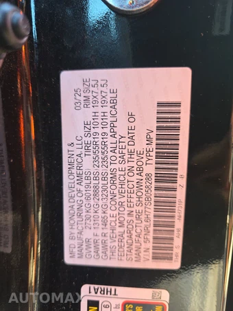 2025 Honda Odyssey Sport L 118.1" WB - miniatura 15