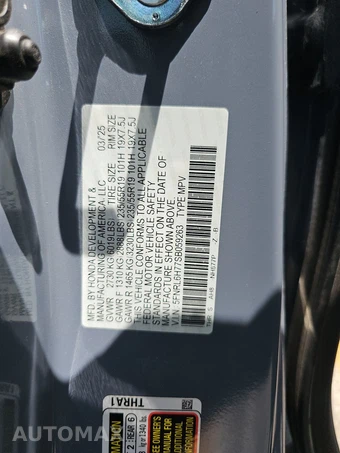 2025 Honda Odyssey Sport L 118.1" WB - miniatura 15