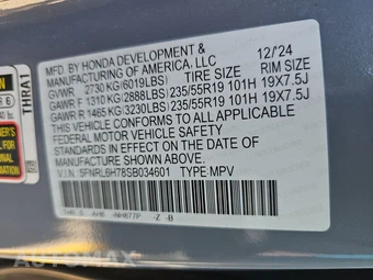 2025 Honda Odyssey Sport L 118.1" WB - miniatura 14
