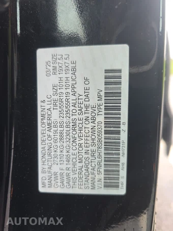 2025 Honda Odyssey Sport L 118.1" WB - miniatura 15