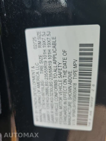 2025 Honda Odyssey Sport L 118.1" WB - miniatura 13