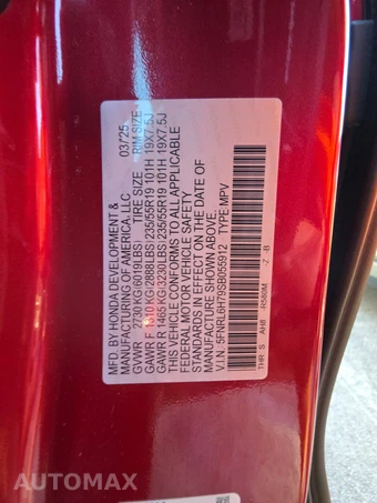 2025 Honda Odyssey Sport L 118.1" WB - miniatura 15