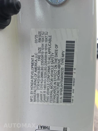 2025 Honda Odyssey Sport L 118.1" WB - miniatura 15