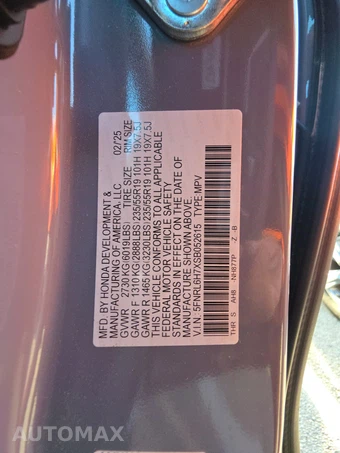 2025 Honda Odyssey Sport L 118.1" WB - miniatura 15
