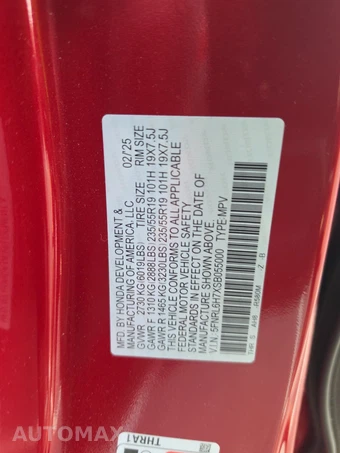 2025 Honda Odyssey Sport L 118.1" WB - miniatura 15
