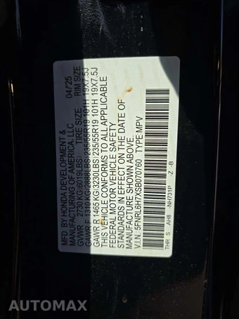2025 Honda Odyssey Sport L 118.1" WB - miniatura 2