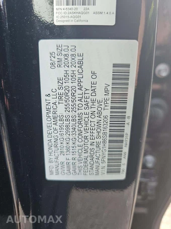 2025 Honda Pilot Elite - miniatura 5