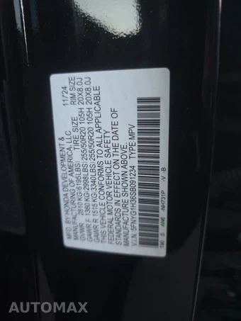 2025 Honda Pilot Sport - miniatura 15
