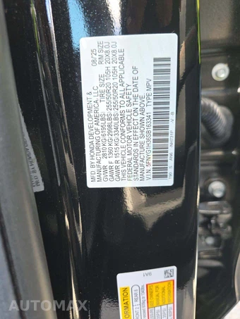 2025 Honda Pilot Sport - miniatura 4